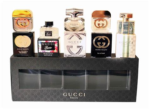 miniature parfum gucci|gucci mini perfume gift set.